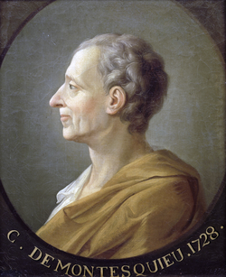 Portrait of Montesquieu