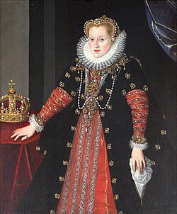 Portrait of Anne of Austria, Queen of Poland