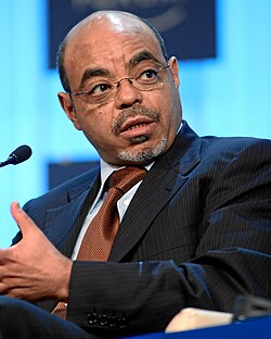 Portrait of Meles Zenawi