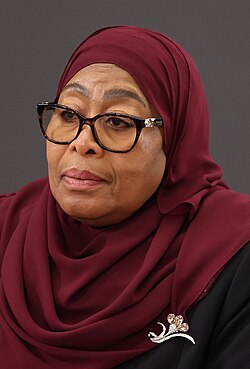 Portrait of Samia Suluhu Hassan