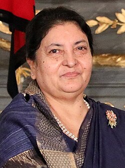 Portrait of Bidya Devi Bhandari