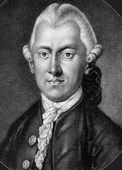Portrait of Johann Christian Daniel von Schreber