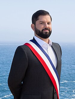 Portrait of Gabriel Boric