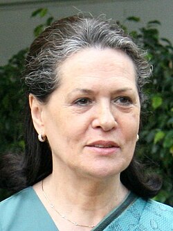 Portrait of Sonia Gandhi