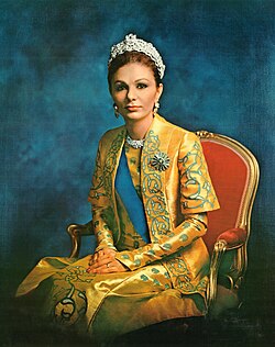 Portrait of Farah Pahlavi