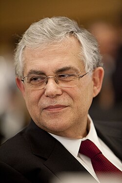 Portrait of Loukas Papademos