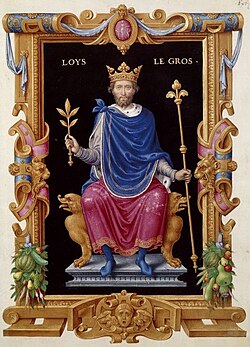 Portrait of Louis VI of France