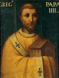 Portrait of Gregory IV