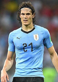 Portrait of Edinson Cavani