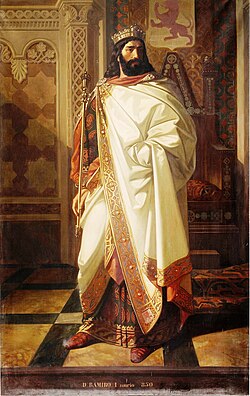 Portrait of Ramiro I of Asturias