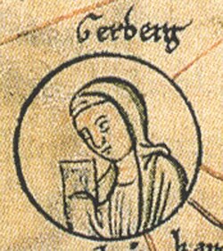Portrait of Gerberga of Saxony