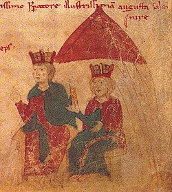 Portrait of Costanza I of Sicily