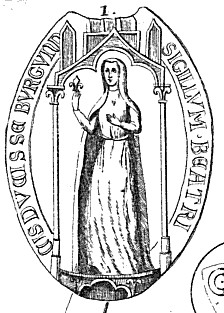 Portrait of Beatrice of Navarre, Duchess of Burgundy