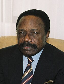 Portrait of Omar Bongo