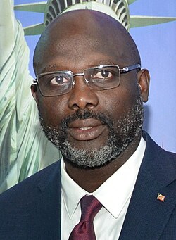 Portrait of George Weah