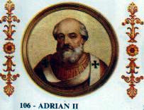 Portrait of Adrian II