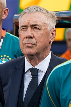 Portrait of Carlo Ancelotti