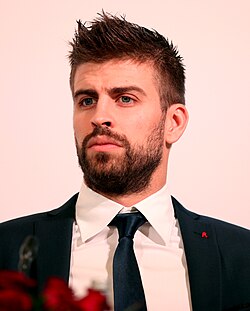 Portrait of Gerard Piqué