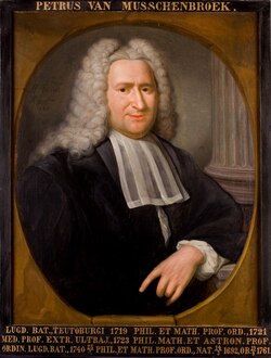 Portrait of Pieter van Musschenbroek