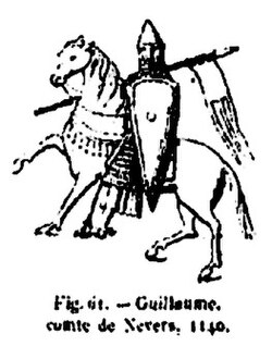 Portrait of William II, Count of Nevers