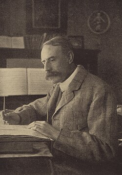 Portrait of Edward Elgar