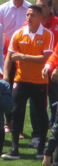 Portrait of Alexis Sánchez