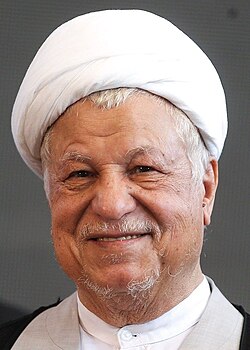 Portrait of Akbar Hashemi Rafsanjani