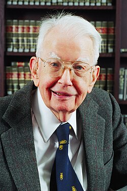 Portrait of Ronald Coase