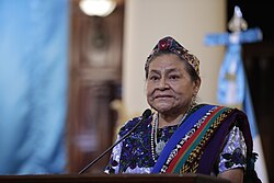 Portrait of Rigoberta Menchú