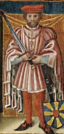 Portrait of Arnulf II, count of Flanders