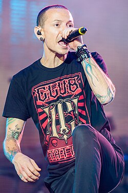 Portrait of Chester Bennington