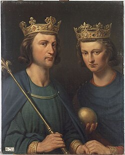 Portrait of Louis III of France