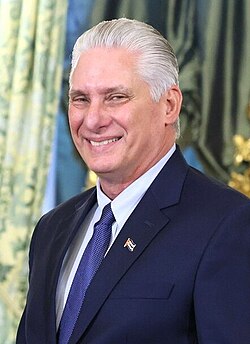 Portrait of Miguel Díaz-Canel