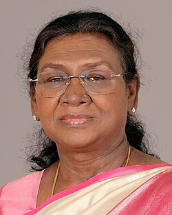 Portrait of Droupadi Murmu