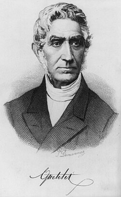 Portrait of Adolphe Quetelet