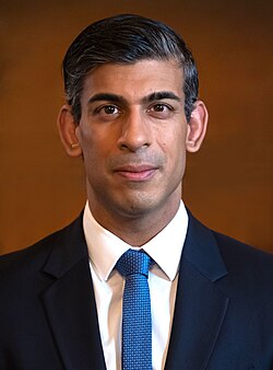 Portrait of Rishi Sunak