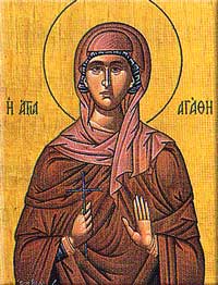 Portrait of Agatha of Sicily