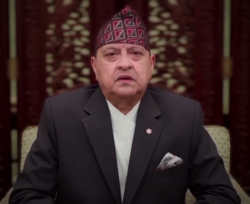 Portrait of Gyanendra of Nepal