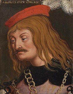 Portrait of Charles, Duke of Calabria