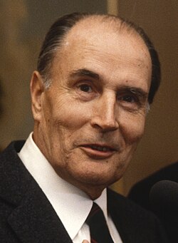 Portrait of François Mitterrand