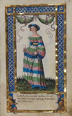 Portrait of Judith of Bavaria, Duchess of Swabia