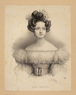 Portrait of Marie Taglioni