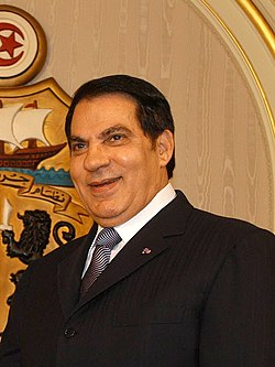 Portrait of Zine El Abidine Ben Ali