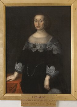 Portrait of Catherine of Sweden, Countess Palatine of Kleeburg