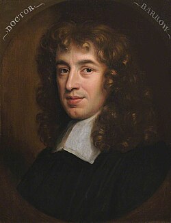 Portrait of Isaac Barrow