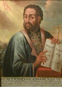 Portrait of Alessandro Valignano