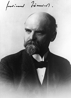 Portrait of Ferdinand Tönnies
