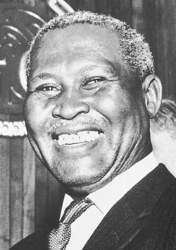 Portrait of Albert John Mvumbi Luthuli
