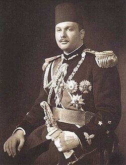 Portrait of Farouk I of Egypt