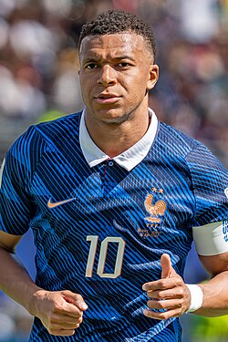 Portrait of Kylian Mbappé